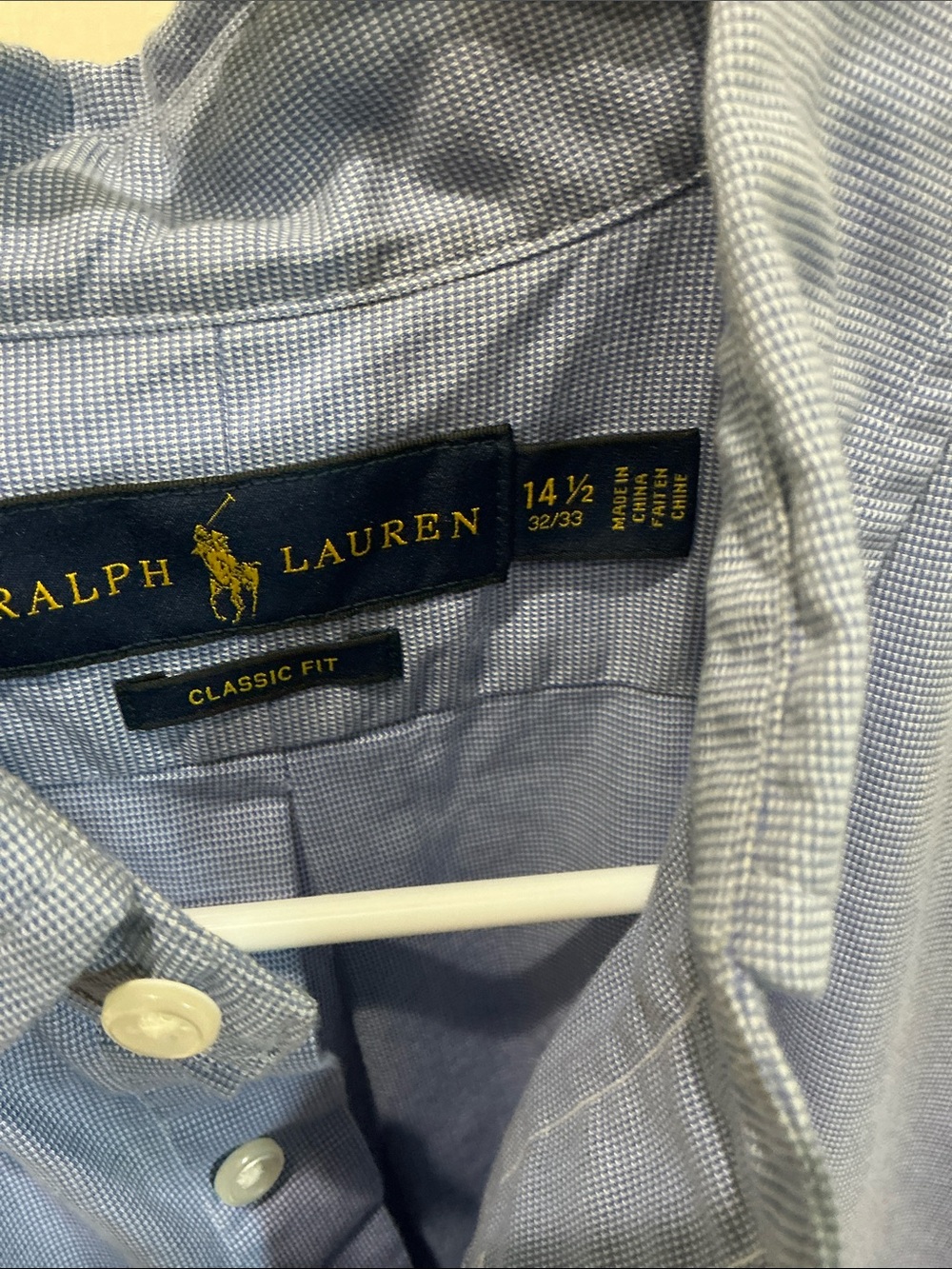 Ralph Lauren Men's Light Blue Button-Down Oxford Shirt - Picture 2 of 3